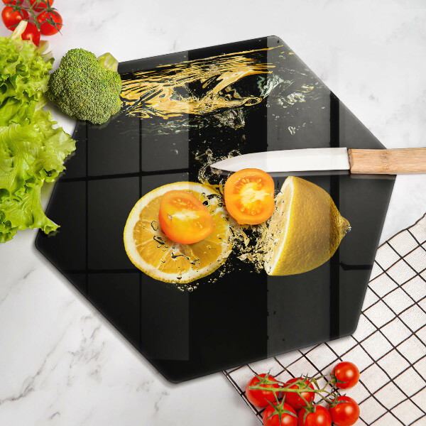 Tábua de cortar Fruta limão suculenta