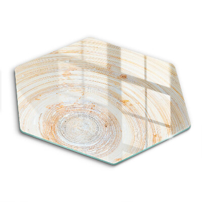 Tábua de corte de vidro Textura de madeira