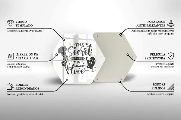 Tábua de corte Inscrição, frase