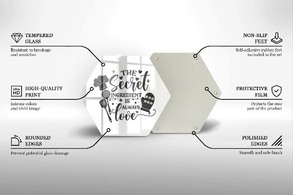 Tábua de corte Inscrição, frase