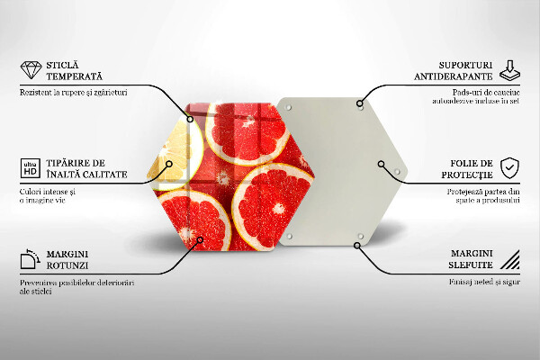 Tábua de cortar Fatias de toranja