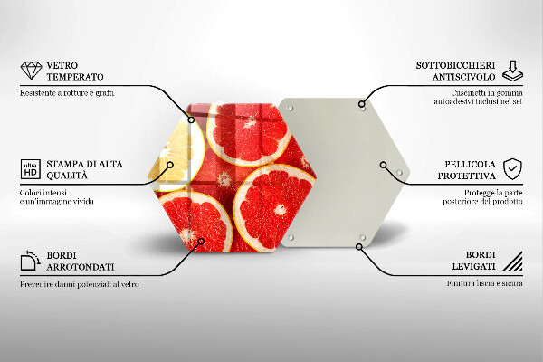 Tábua de cortar Fatias de toranja