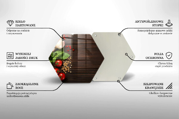 Tábua para cozinha Vegetais na mesa