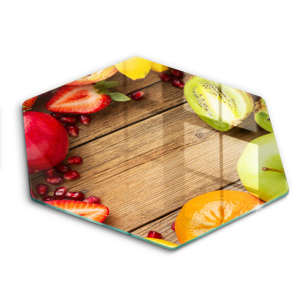 Tábua de vidro Fruta fresca