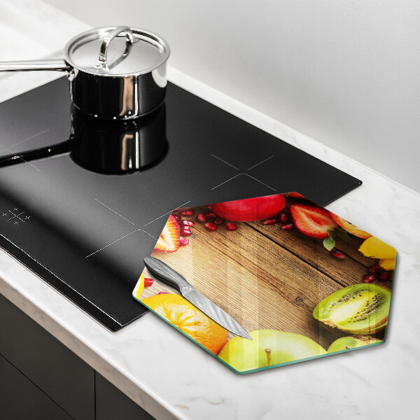 Tábua de vidro Fruta fresca