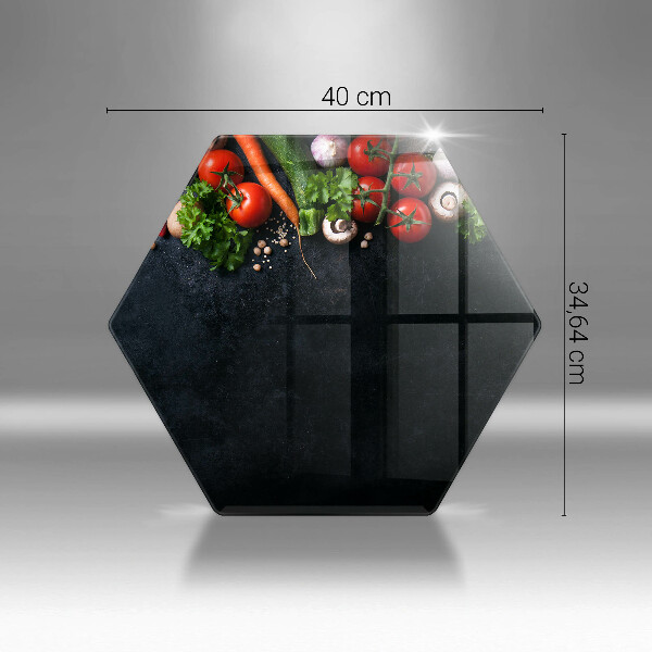 Tábua de corte Vegetais coloridos