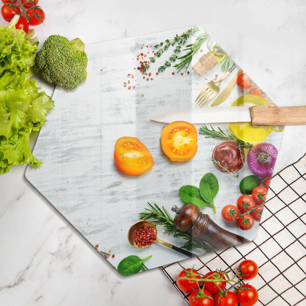 Tábua para corte Vegetais e especiarias