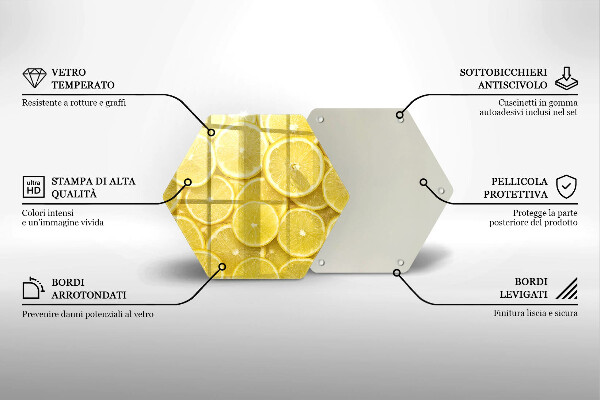 Tábua de corte Fruta limão