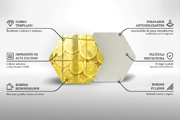 Tábua de corte Fruta limão