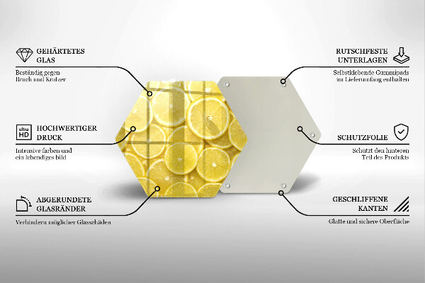 Tábua de corte Fruta limão