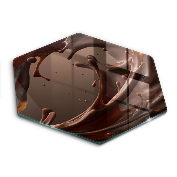 Tábua para corte Chocolate líquido