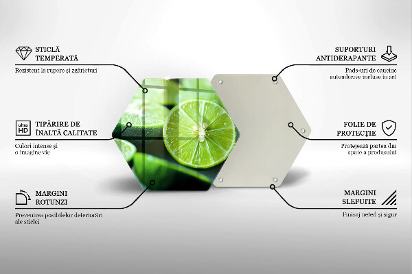 Tábua para cozinha limão cítrico