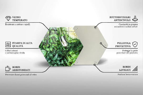 Tábua de cortar Vegetais verdes