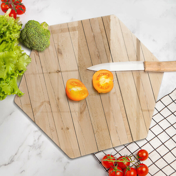 Tábua de cortar de vidro Tábuas de madeira delicadas