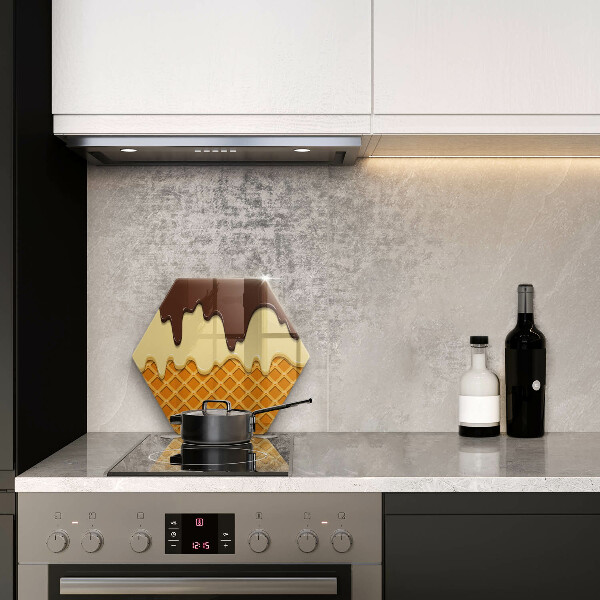 Tábua de cortar alimentos Ilustração de casquinha de sorvete