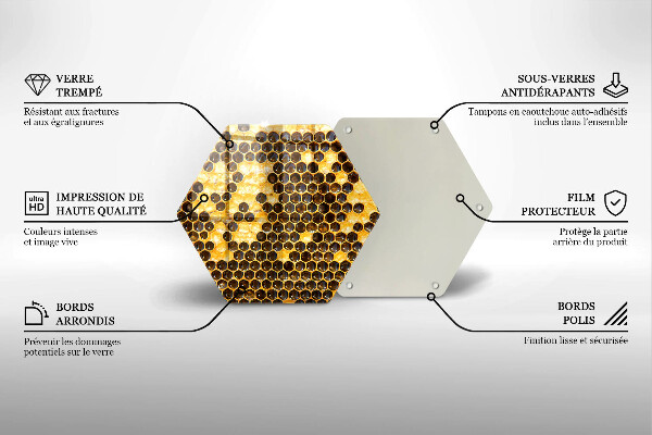 Tábua cozinha Favo de mel