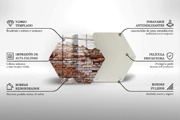 Tábua de corte Parede velha de tijolos e concreto