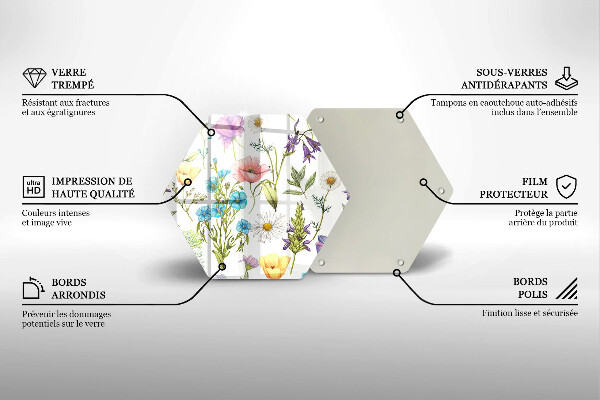 Tábua para corte Ilustração de flores