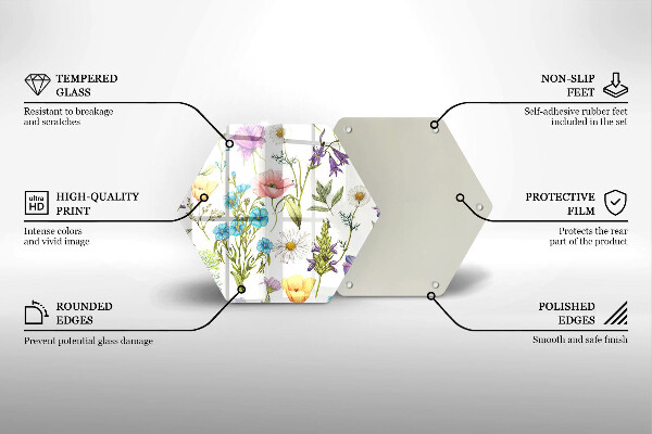 Tábua para corte Ilustração de flores