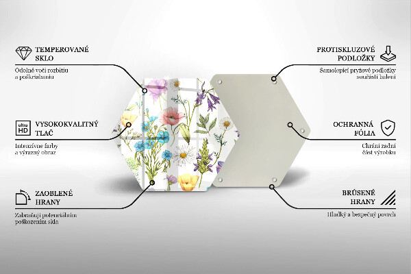 Tábua para corte Ilustração de flores