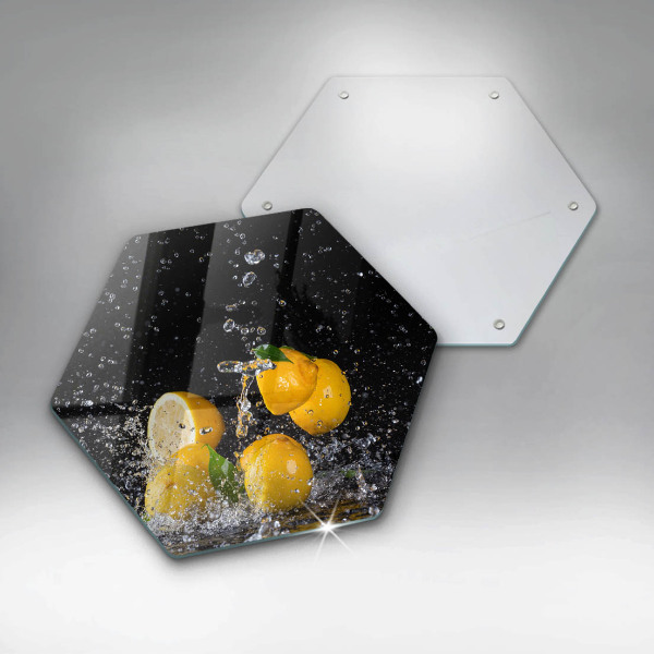 Tábua para corte Fruta limão suculenta