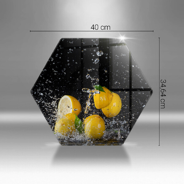 Tábua para corte Fruta limão suculenta