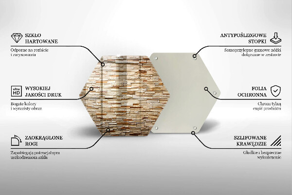 Tábua para corte Textura de pedras decorativas