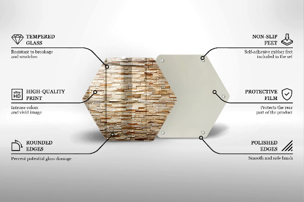 Tábua para corte Textura de pedras decorativas