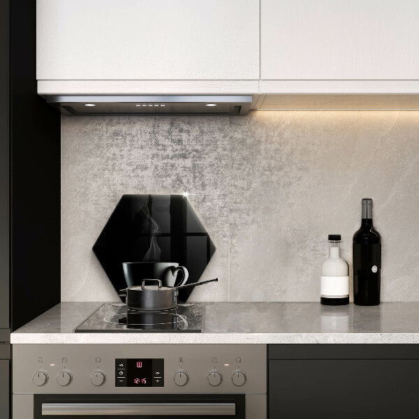 Tábua de cortar de vidro Uma xícara de chá