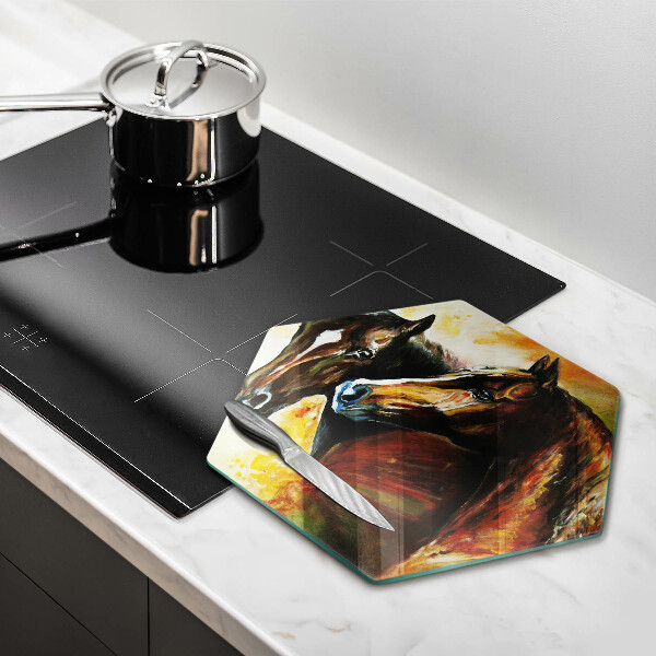 Tábua para cozinha Animais cavalos