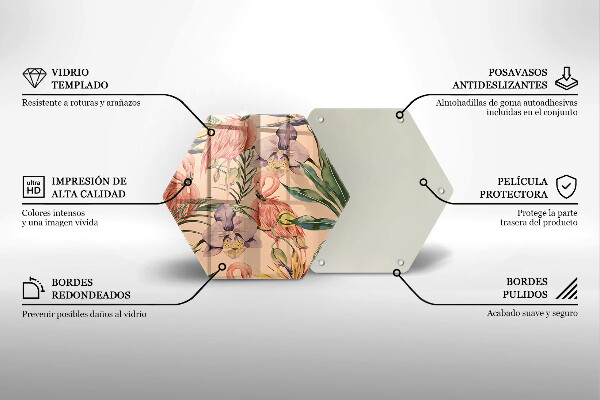 Tábua para corte Ilustração de flamingos