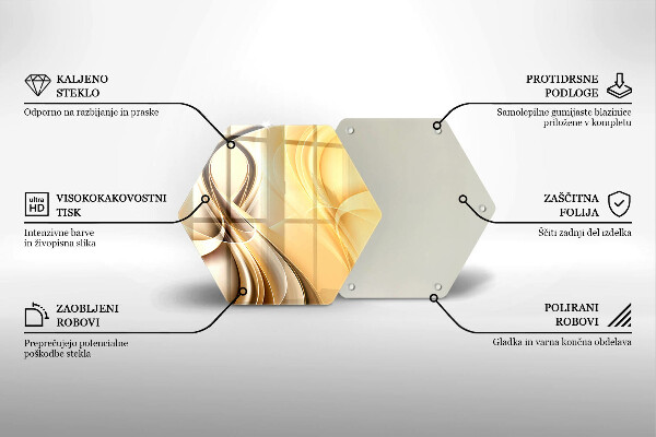 Tábua de cortar alimentos Fumaça abstrata