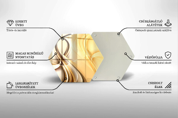 Tábua de cortar alimentos Fumaça abstrata