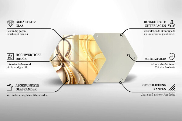 Tábua de cortar alimentos Fumaça abstrata