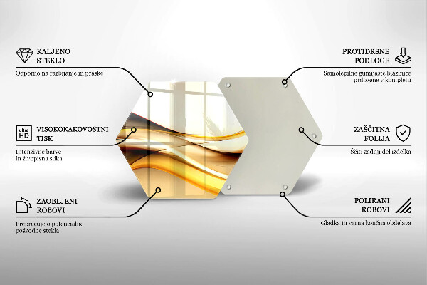 Tábua de corte Linhas de fumaça abstratas