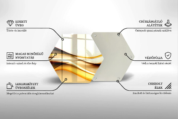 Tábua de corte Linhas de fumaça abstratas