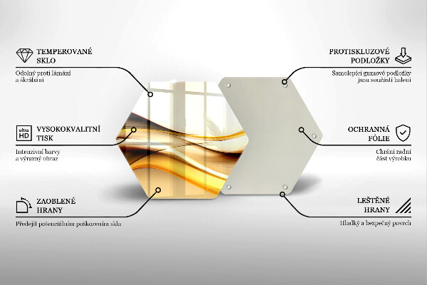 Tábua de corte Linhas de fumaça abstratas