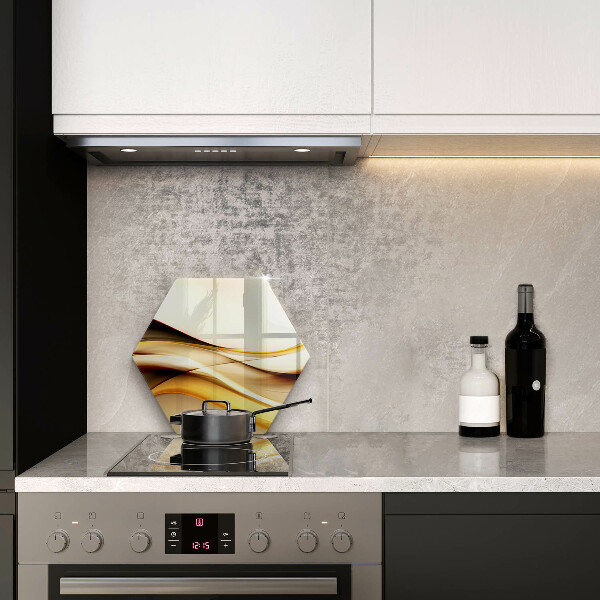 Tábua de corte Linhas de fumaça abstratas