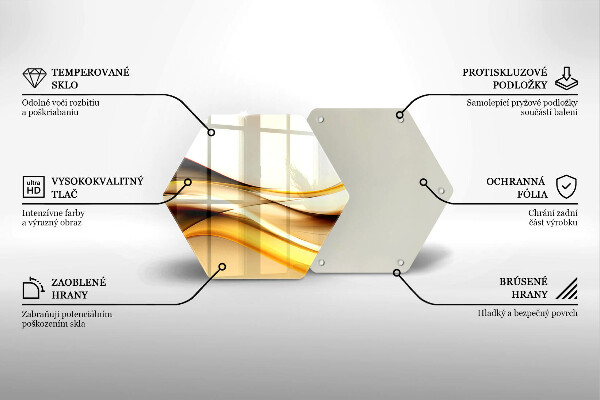 Tábua de corte Linhas de fumaça abstratas