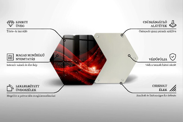 Tábua de cortar Abstração moderna