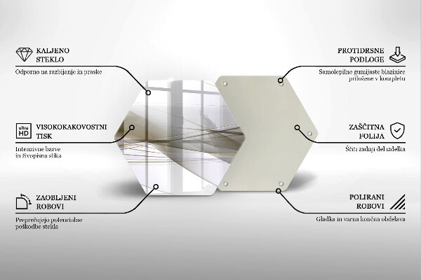 Tábua corte Design de linhas abstratas