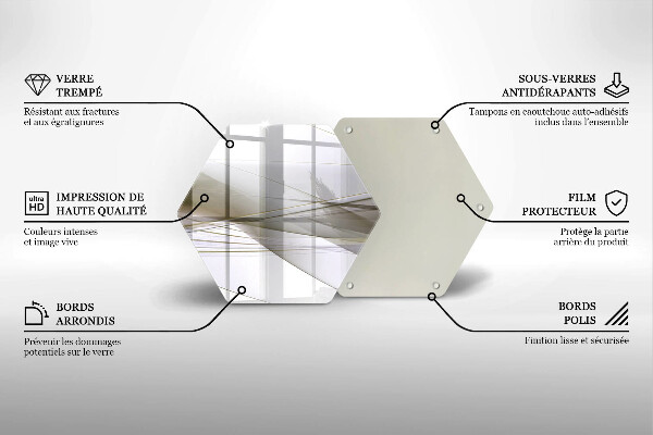 Tábua corte Design de linhas abstratas