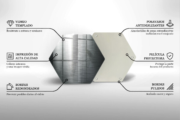 Tábua de cortar Textura metálica
