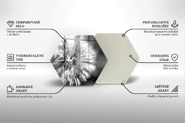 Tábua de cortar alimentos Dente-de-leão delicado