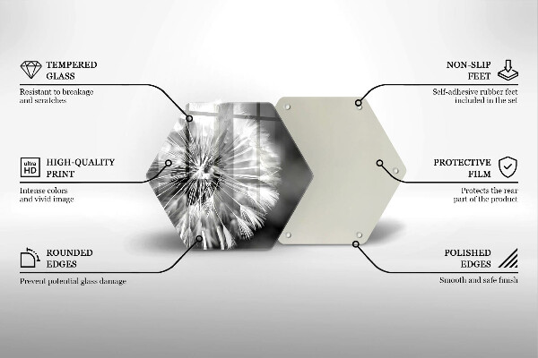 Tábua de cortar alimentos Dente-de-leão delicado