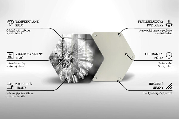 Tábua de cortar alimentos Dente-de-leão delicado