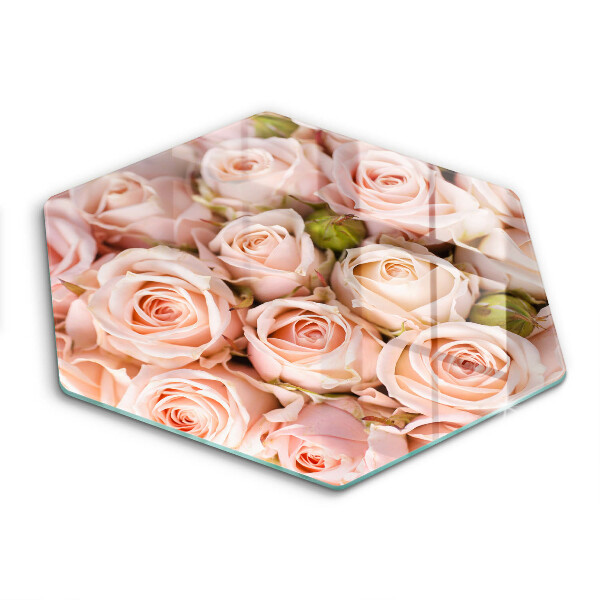 Tábua cozinha Buquê de rosas delicadas