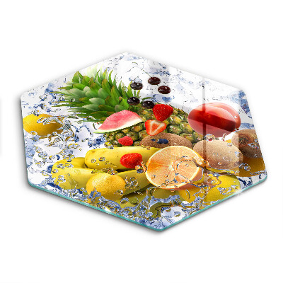 Tábua para cozinha Frutas suculentas e água