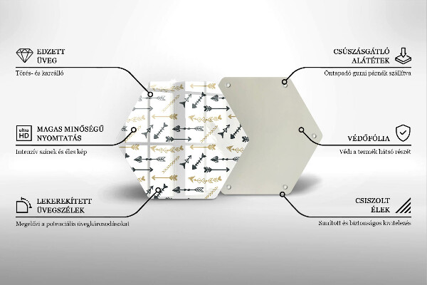 Tábua cozinha Padrão de flecha boho