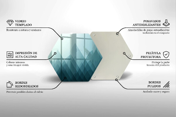 Tábua para cozinha Montanhas abstratas
